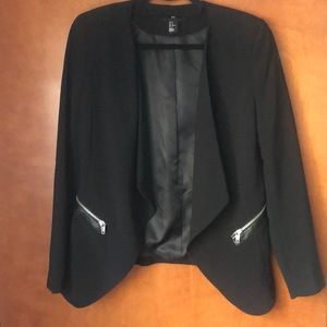 H&M blazer black size 12